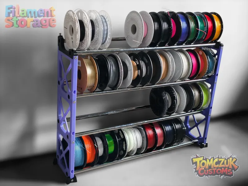Modular Tube Filament Organizer