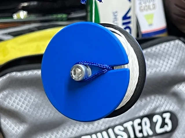 Kite line winding spool for 1/2" socket adapter