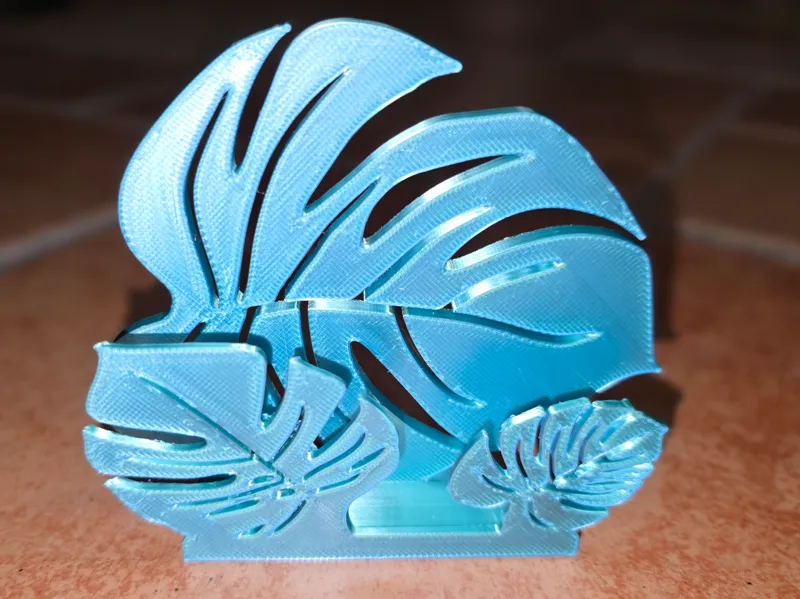 Monstera Leaf Business Card Holder