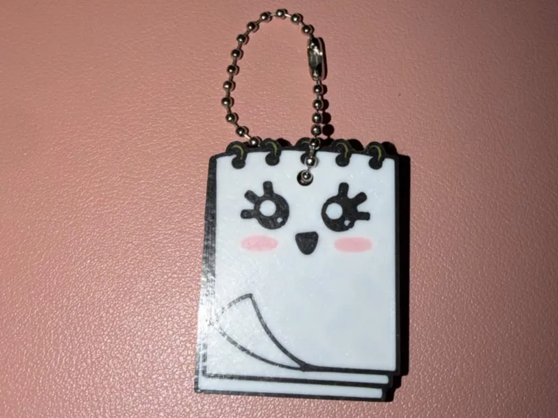 Nat the Notebook Keychain