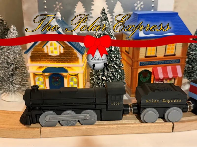 The Polar Express Christmas Train wooden railway