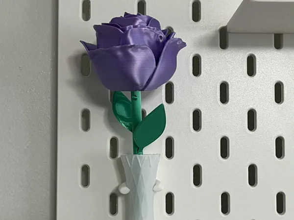 Vase à fleur unique pour panneau Skadis