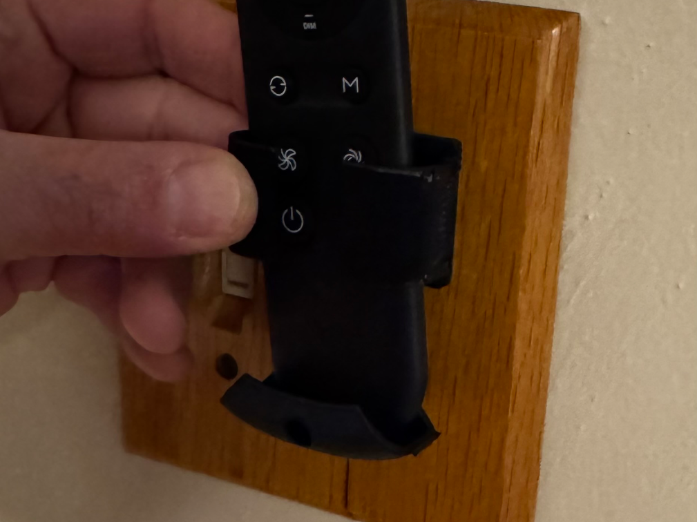 Govee Ceiling Fan Remote Mount - Covers switch