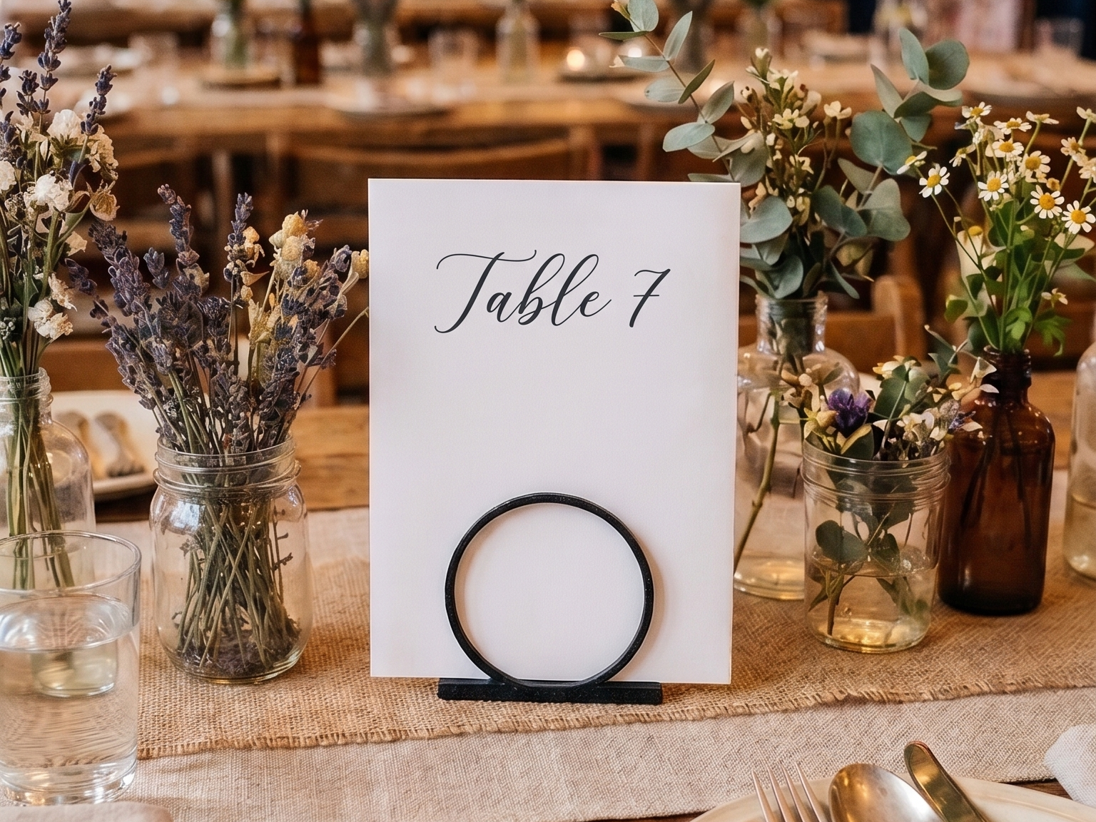 Wedding Table Number / Card Holder
