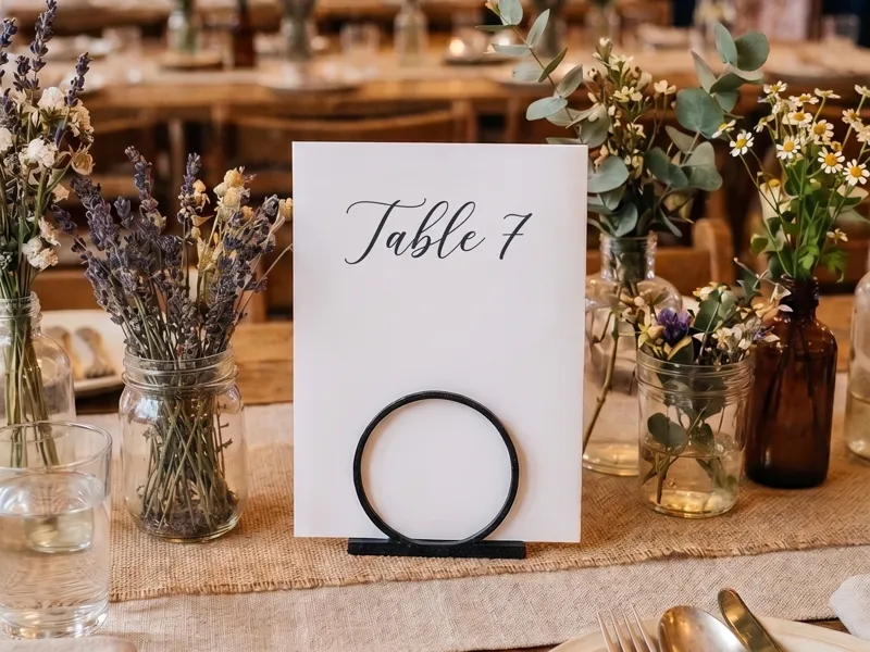 Wedding Table Number / Card Holder