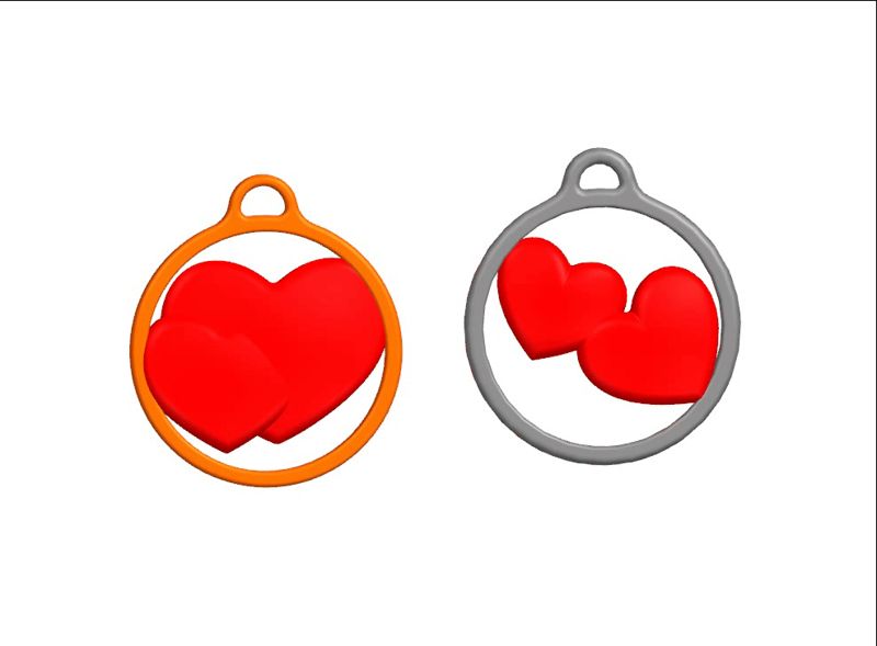 Keychains_爱心_吊坠V2.0