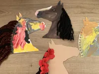 Tête de cheval à décorer — photo 3