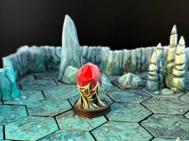 Crystal Spider Egg (Supportless - FDM Friendly)