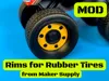 [MOD - Rims for Rubber Tires] 0.16mm layer, 2 walls