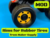[MOD - Rims for Rubber Tires] 0.16mm layer, 2 walls