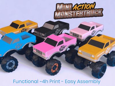 Mini Action Monster Truck