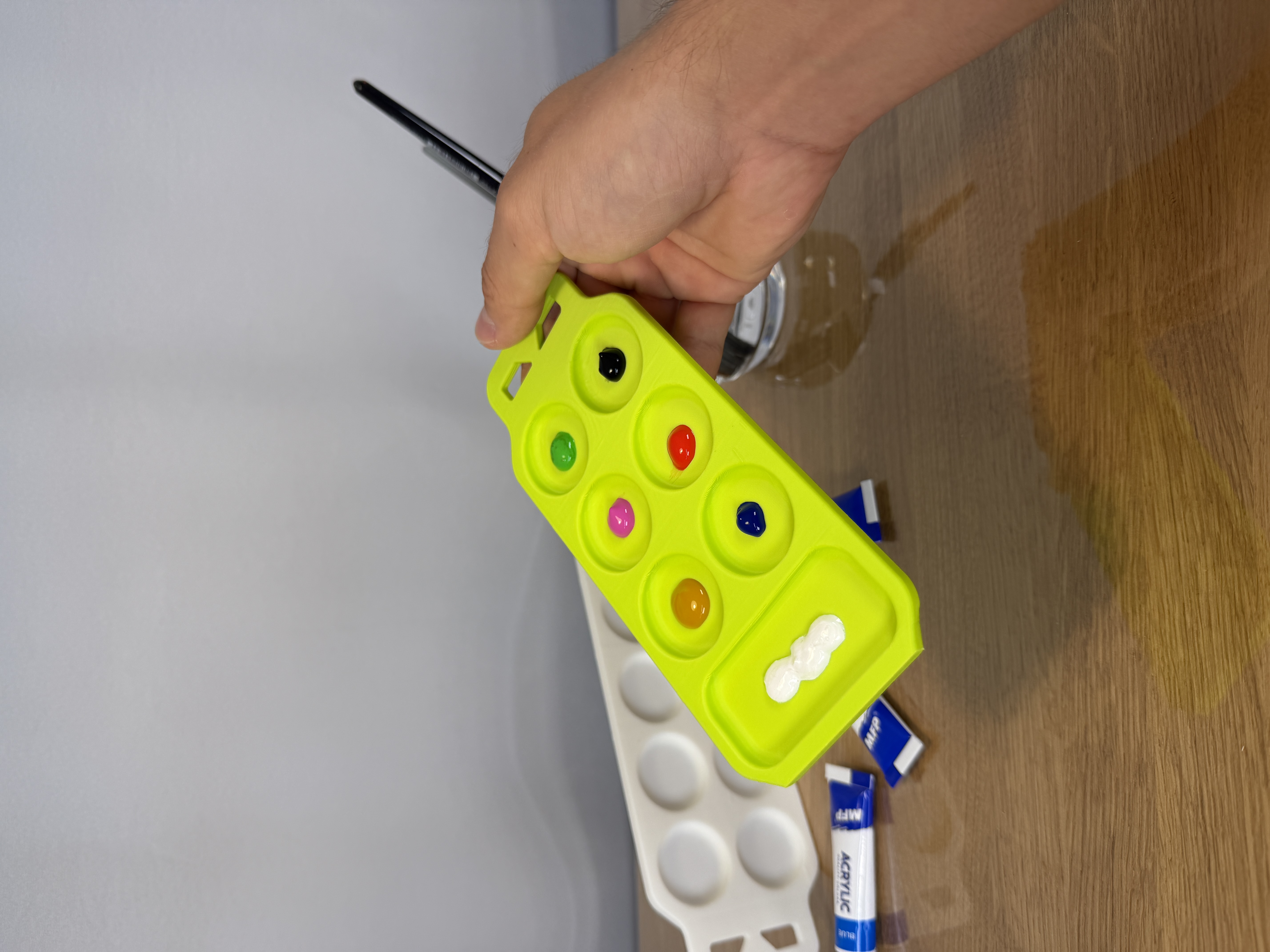Miniatura 2 do modelo 3D Paint Palette
