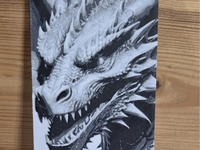 Hueforge Dragon Bookmark