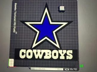 dallas cowboys logo desk model 