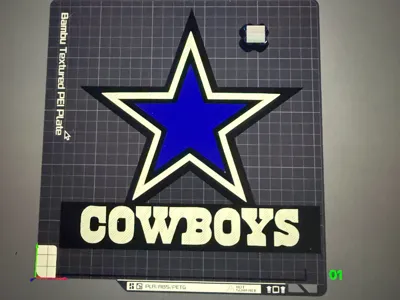 dallas cowboys logo desk model 