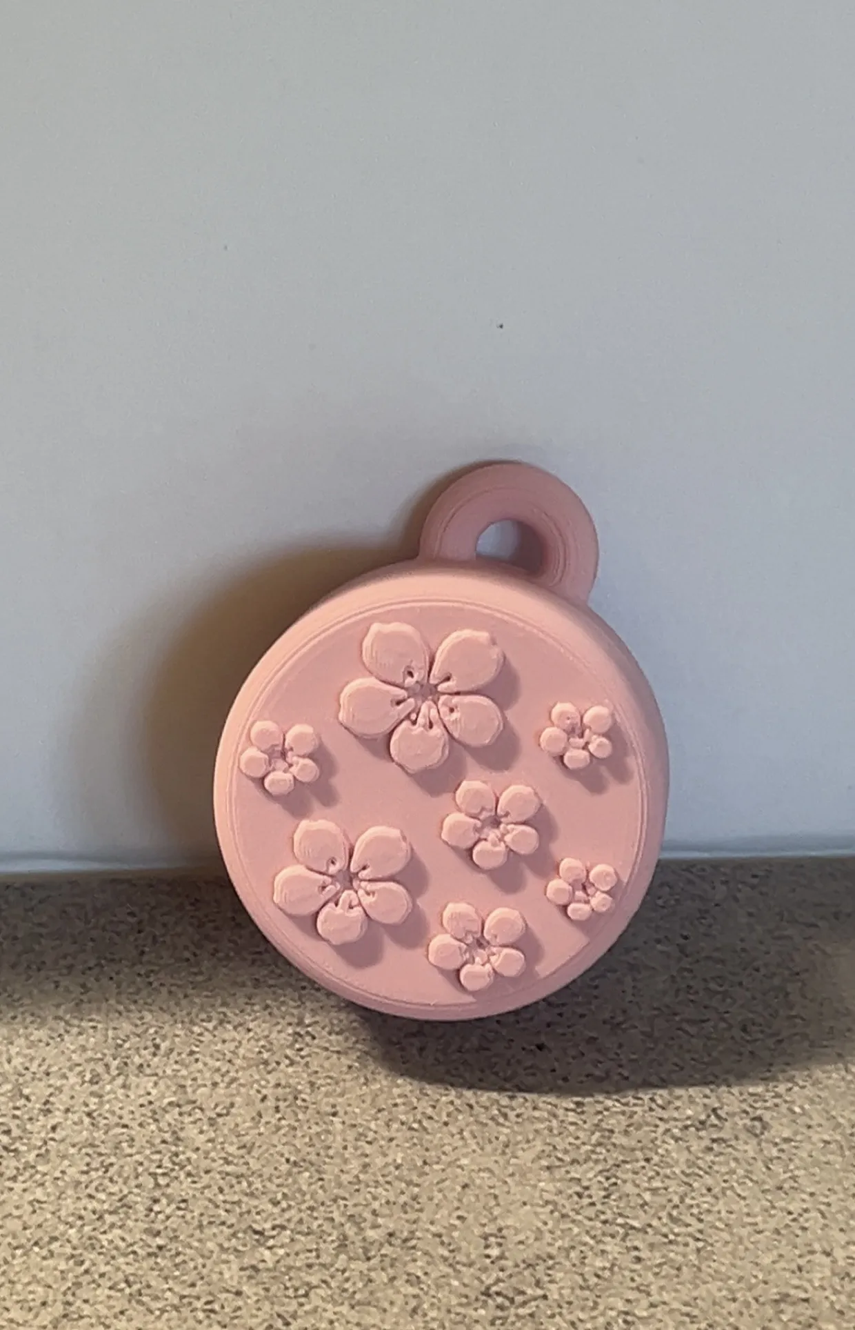 Floral Ring Holder Keychain view 3