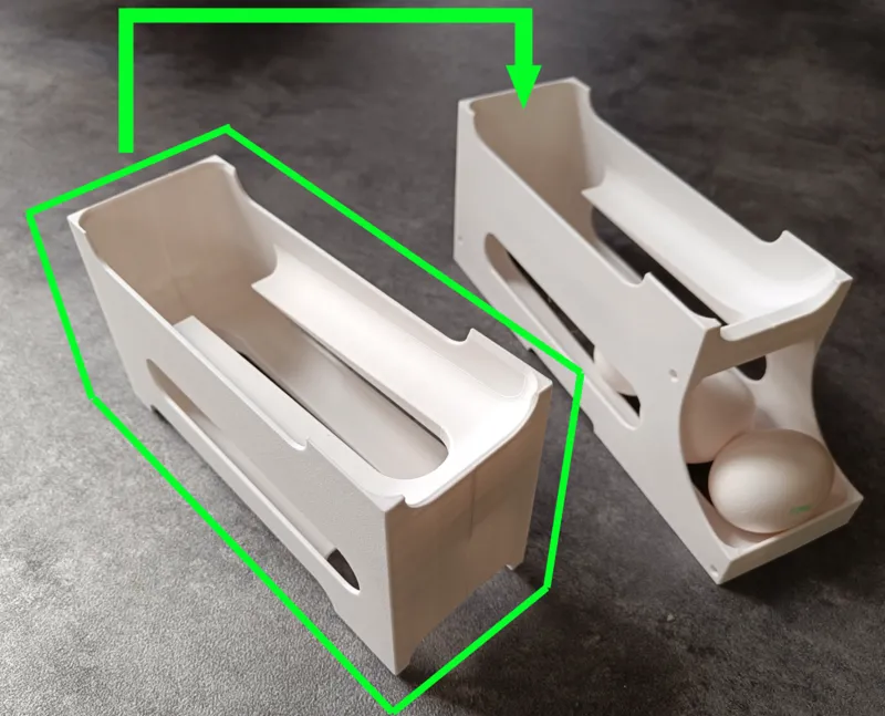 Upgrade floor for: Egg holder / Storage Box - Flat