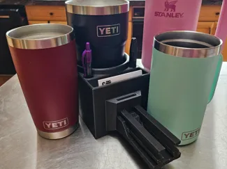 Cup and Phone Holder for Permobil Powerchair