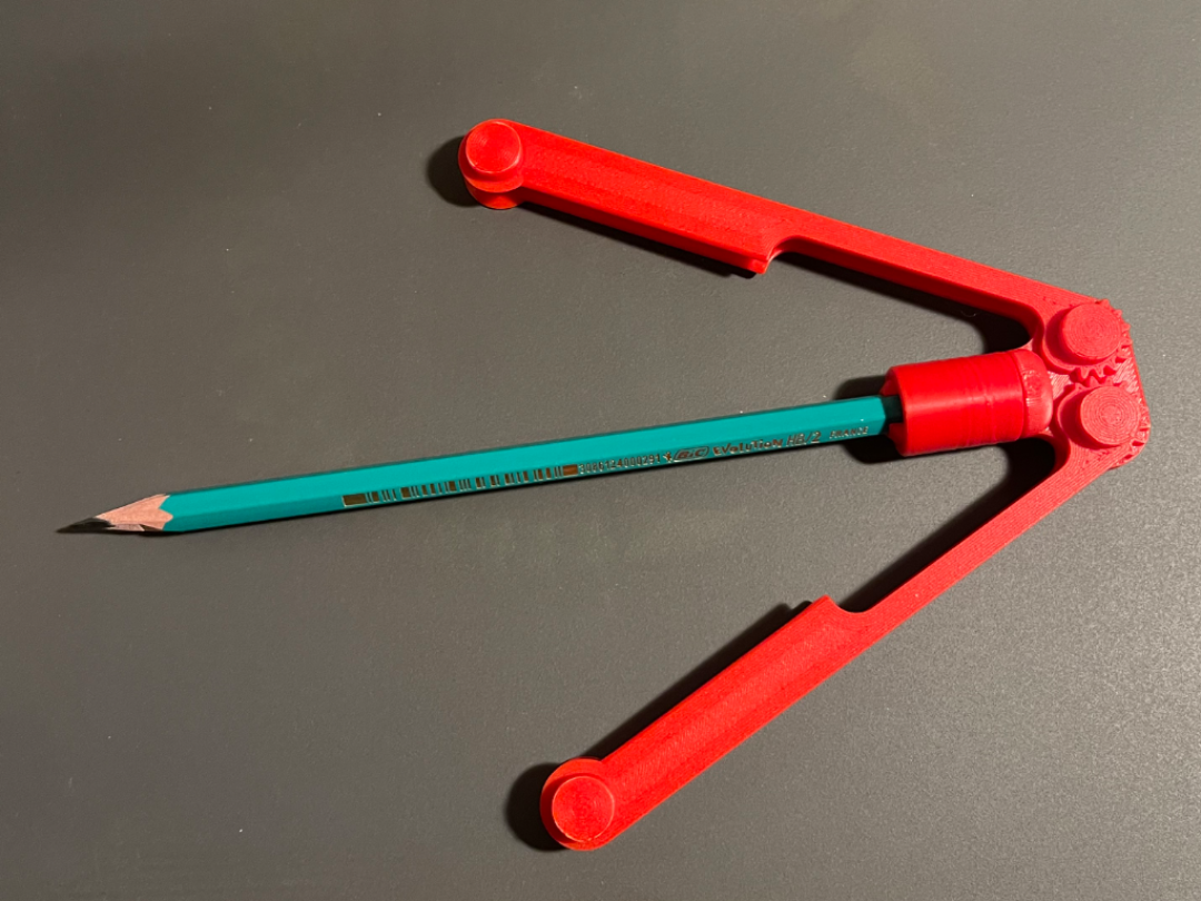Over-engineered pencil balisong