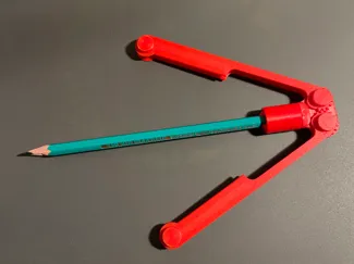 Over-engineered pencil balisong