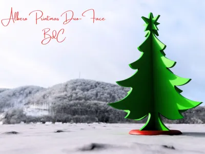 Albero Printmas Duo-Face