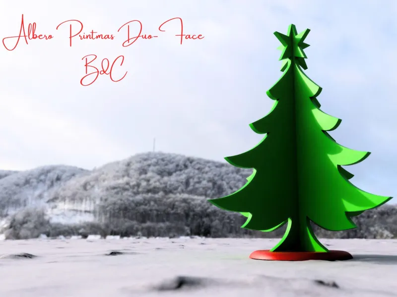 Albero Printmas Duo-Face