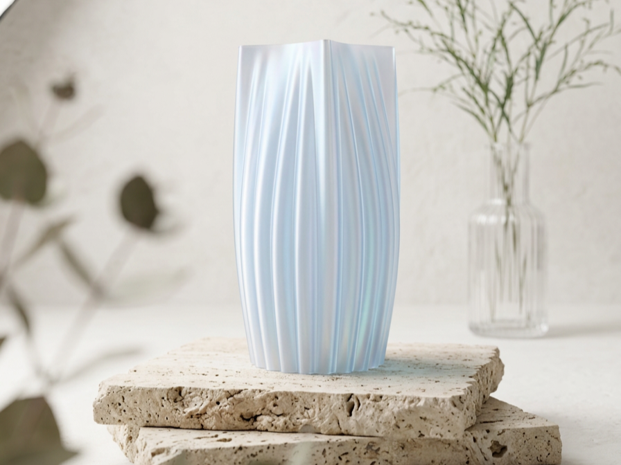 Organic Starburst Vase. Spiral Vase Mode Option