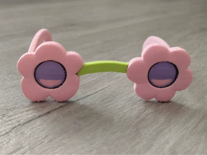 Decorative Flower Sunglasses