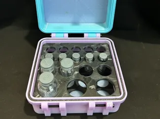 Peptide case for 20ml, 10ml, and 3ml vials
