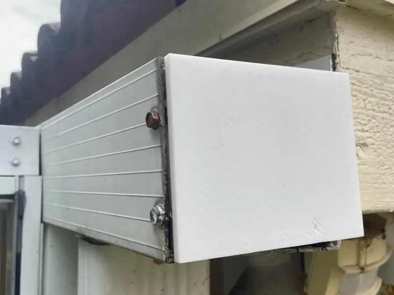Square Line Gutter End Caps