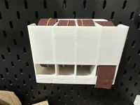 Support pour rouleaux de papier de verre sur panneau IKEA Skadis — photo 2
