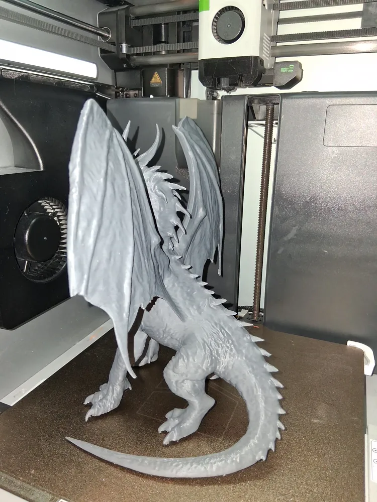 The Awakened Fire Dragon - Free 3D Print Model - MakerWorld