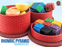 Set d'organiseurs pyramide losange — photo 1