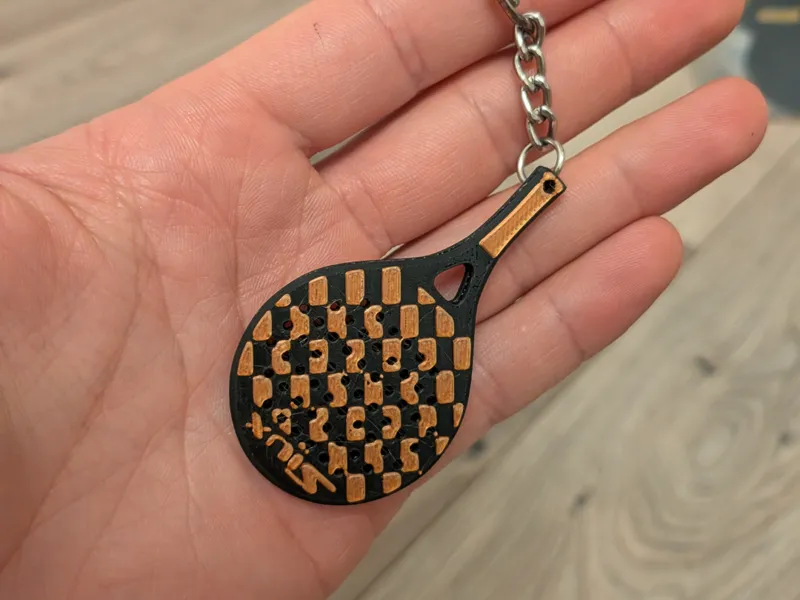 Padel Racket Keychain | Siux