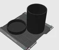 Planter and driptray (140x200mm) For large printers