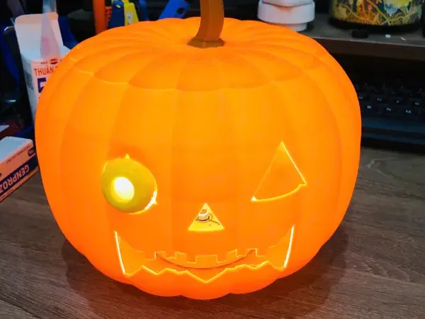 Pumpkin Halloween Lamp