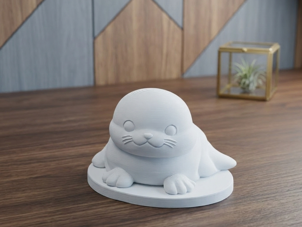 Cute Chubby Seal | Easy 3D Print