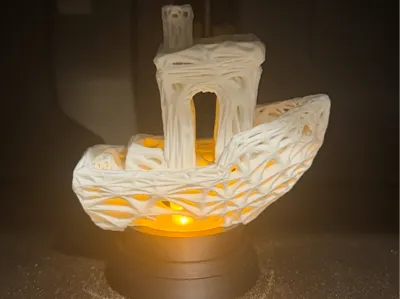 Tea Light Benchy