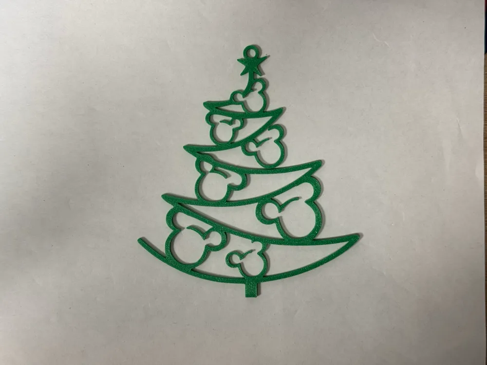 Decor Christmas tree Mickey - Free 3D Print Model - MakerWorld