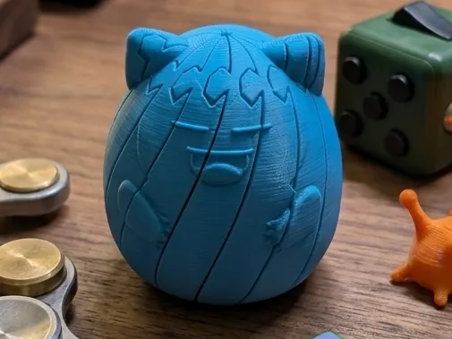Snorlax plushy twisty fidget ball