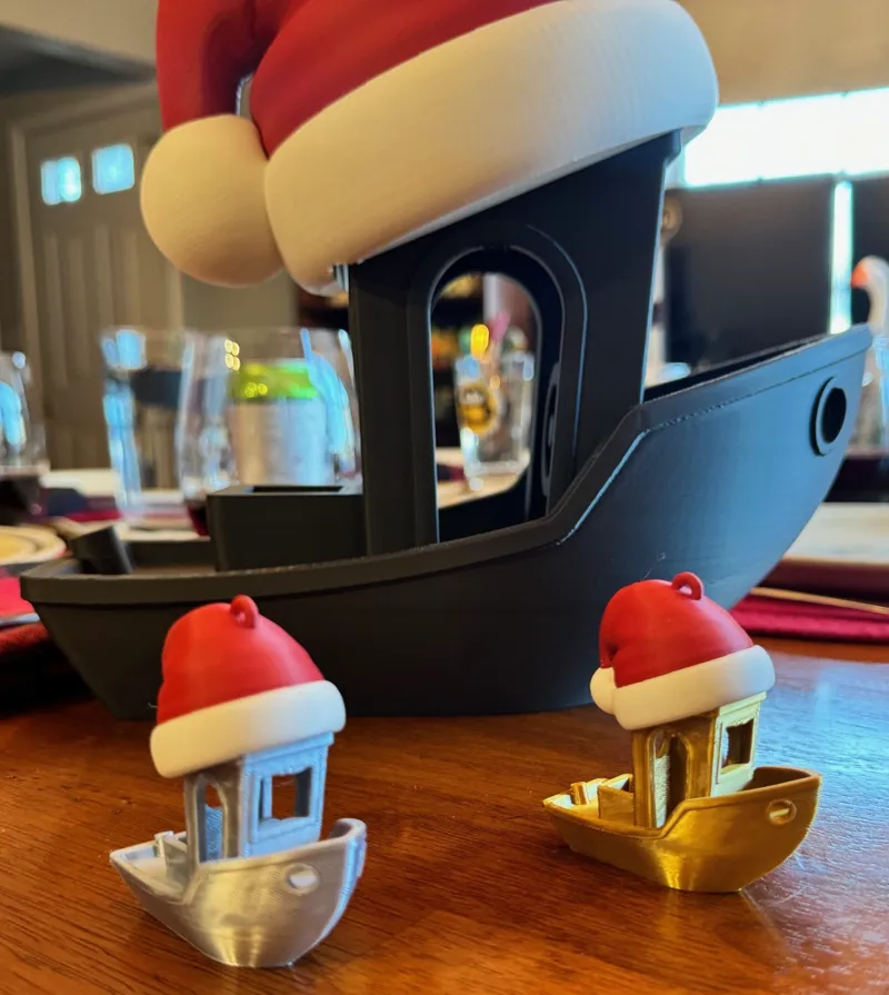 Santa Benchy Ornament