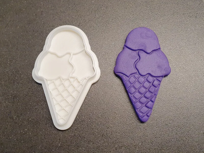 Ausstechform Eiswaffel