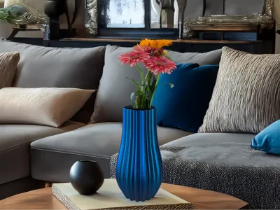 Star Vase design with soft edges