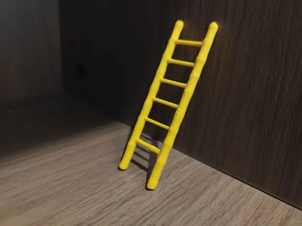 Escada de bambu dourada mini - Modelo gratuito para impressão 3D ...