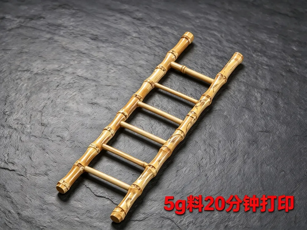 3Dプリント ミニ黄金竹の梯子 - 無料3Dモデル -MakerWorld