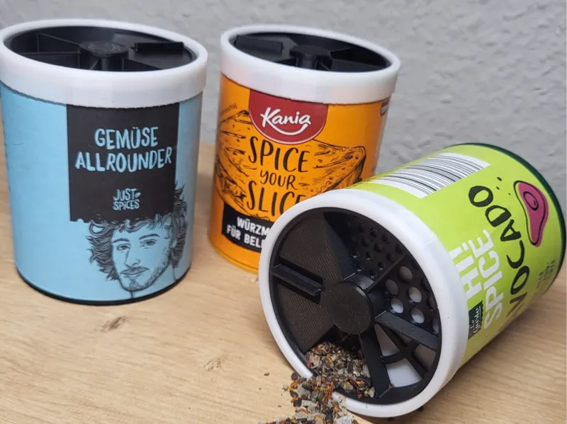 Rotating Spice Lid – 3-Mode Dispenser Cap