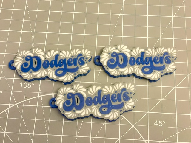 Dodgers can opener keychain