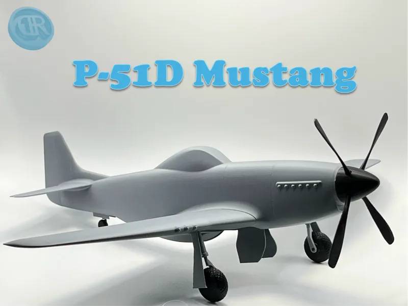 P-51D Mustang - WWII Fighter Plane Model