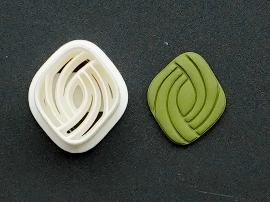 Ornamental Polymer Clay Cutter Earrings Necklace