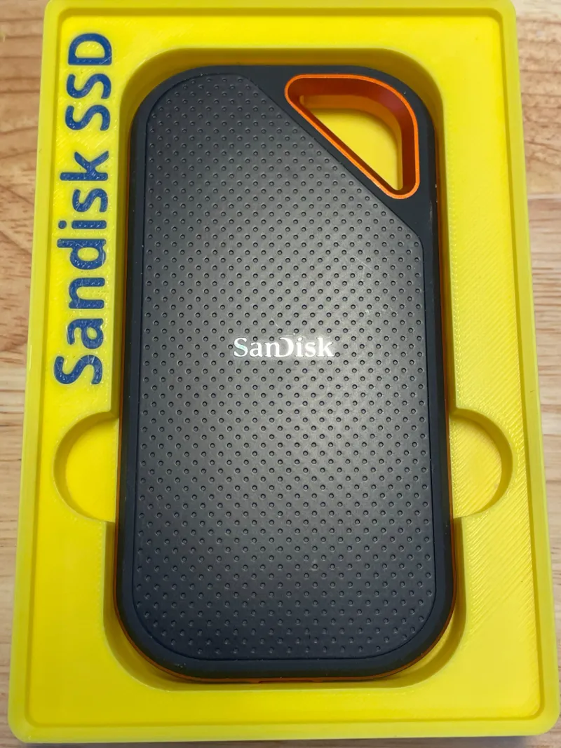 Gridfinity SanDisk Portable SSD Tray